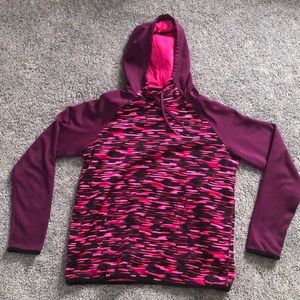 Nike Thermal fit pink camp hoodie